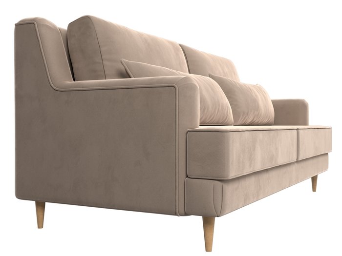 Прямой диван Джерси бежевого цвета - лучшие Прямые диваны в INMYROOM