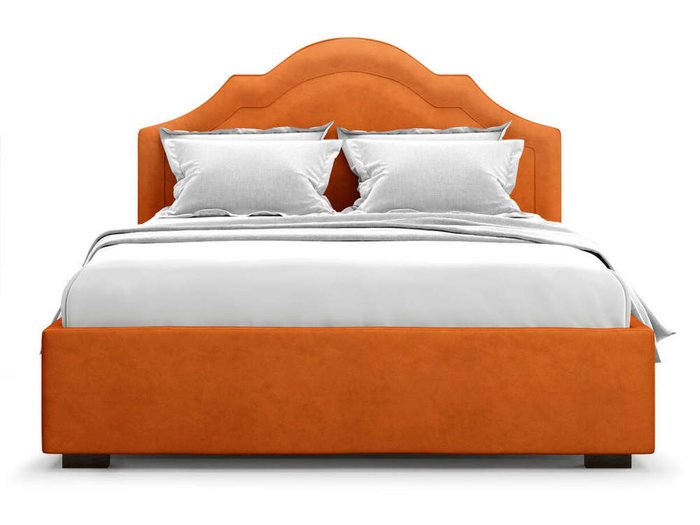Кровать Madzore без подъемного механизма 140х200 оранжевого цвета - купить Кровати для спальни по цене 36000.0