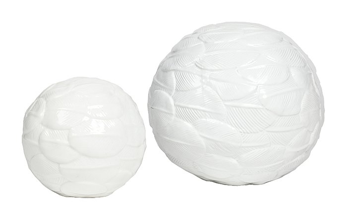 Декоративный шар White Big - купить Фигуры и статуэтки по цене 4023.0