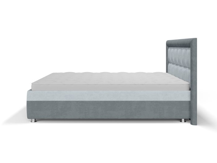 Кровать Афина 180х200 графитового цвета без подъемного механизма - лучшие Кровати для спальни в INMYROOM