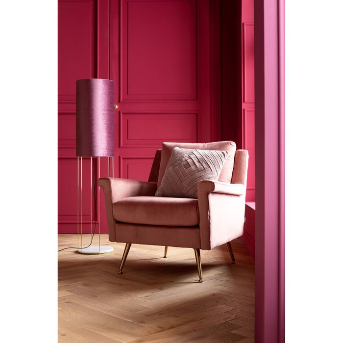 Кресло San Diego розового цвета - лучшие Интерьерные кресла в INMYROOM