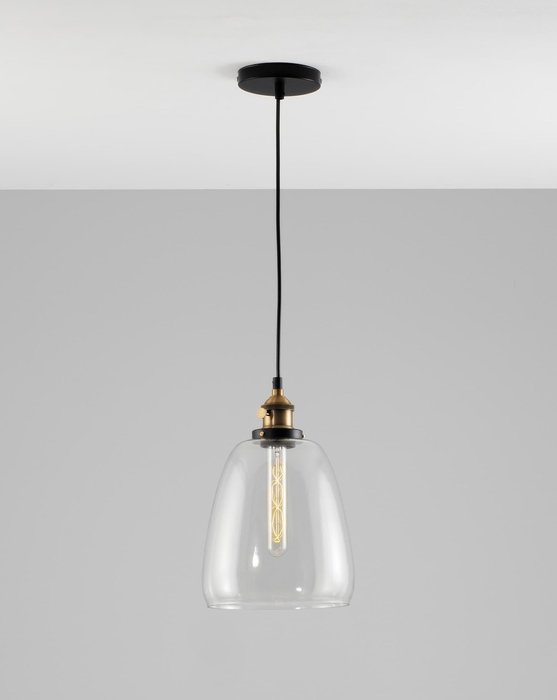 Подвесной светильник Suvo со стеклянным плафоном  - лучшие Подвесные светильники в INMYROOM