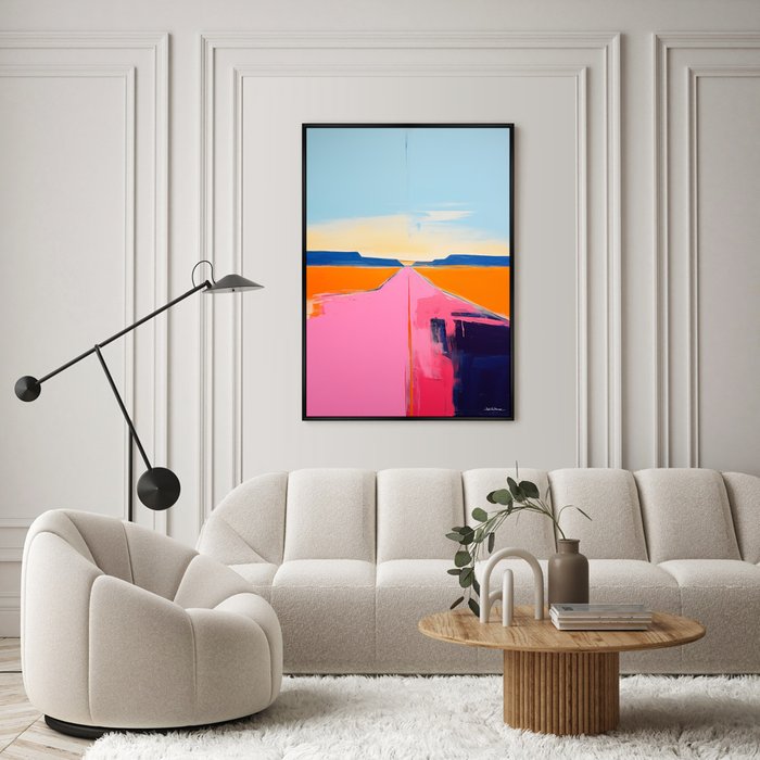 Репродукция картины Landscape collection, Lines of sunset, No 2, 2024г. - лучшие Картины в INMYROOM