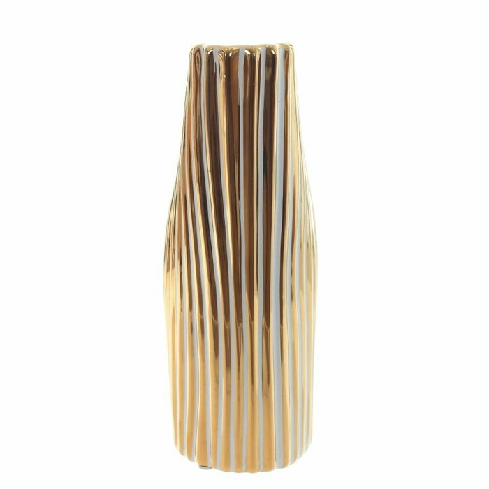Фарфоровая ваза L золотого цвета - купить Вазы  по цене 2790.0