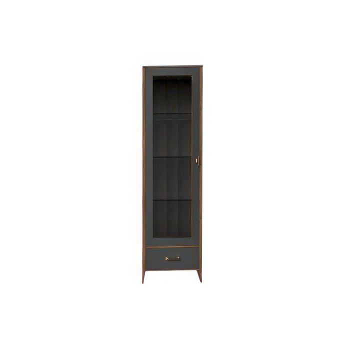 Витрина Парижский шик серо-коричневого цвета - лучшие Шкафы витринные в INMYROOM