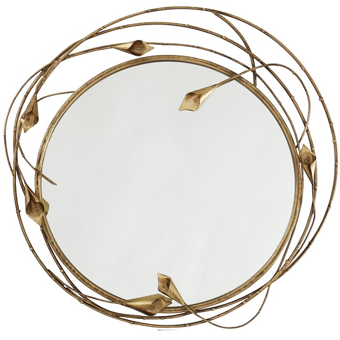 Настенное зеркало Эвита в металлической раме