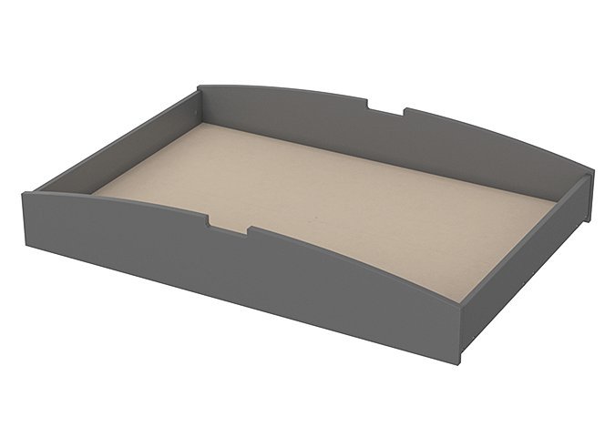 Ящик для кровати Kids серого цвета