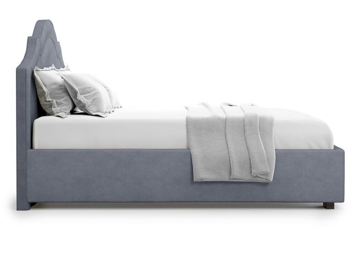 Кровать с подъемным механизмом Madzore 180х200 серого цвета - лучшие Кровати для спальни в INMYROOM