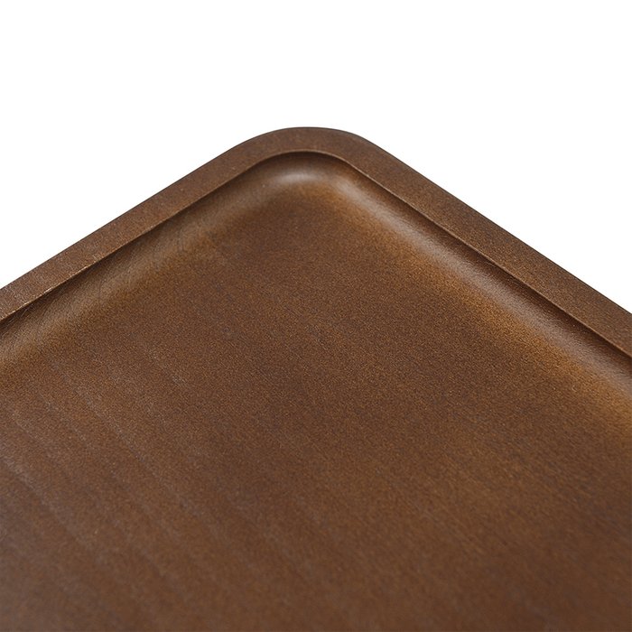 Поднос деревянный прямоугольный Bernt S цвета орех - купить Подносы по цене 1400.0