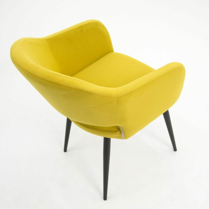 Обеденный стул Пичч горчичного цвета - купить Обеденные стулья по цене 9900.0