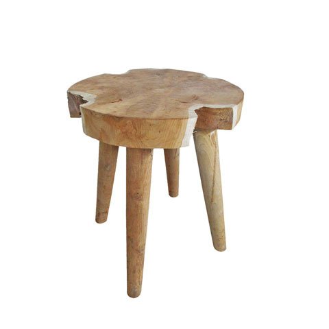 Стол кофейный "MUSHROOM" из массива тикового дерева