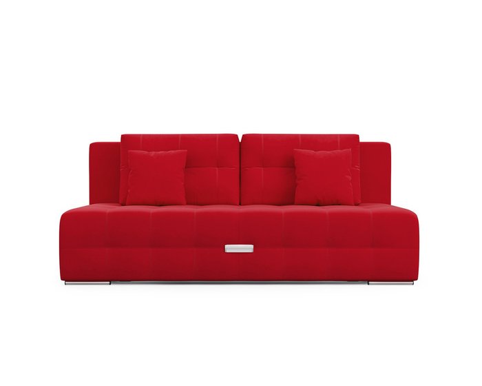 Прямой диван-кровать Марсель 4 красного цвета - купить Прямые диваны по цене 33490.0