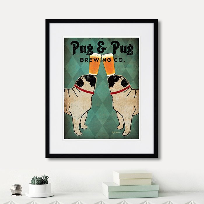 Репродукция картины Pug and Pug Brewing Co Репродукция картины Pug and Pug Brewing Co