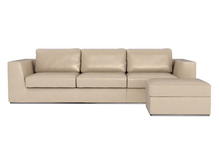 Угловой диван-кровать Igarka бежевого цвета