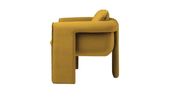 Кресло Whooper горчичного цвета - купить Интерьерные кресла по цене 29900.0
