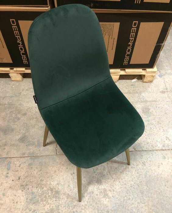 Стул Копенгаген темно-зеленого цвета - лучшие Обеденные стулья в INMYROOM