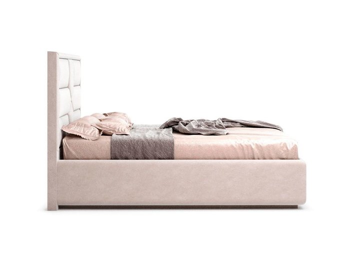 Кровать Prado бежевого цвета с ортопедическим основанием 140х200 - лучшие Кровати для спальни в INMYROOM