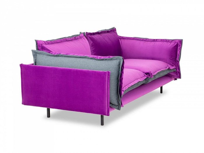 Диван Barcelona пурпурного цвета - лучшие Прямые диваны в INMYROOM