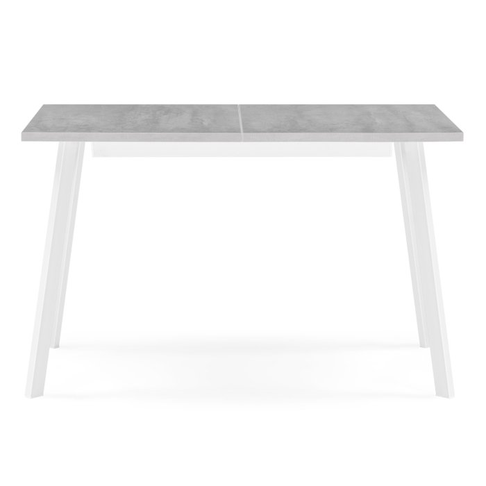 Раздвижной обеденный стол Колон Лофт серо-белого цвета - лучшие Обеденные столы в INMYROOM