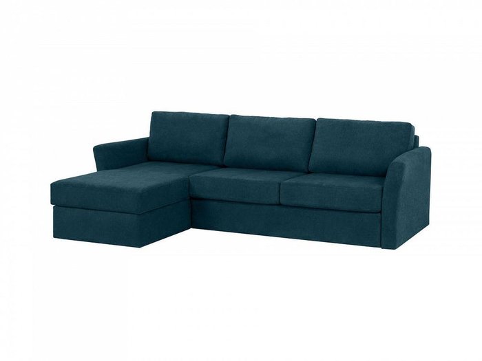 Угловой диван-кровать Peterhof темно-синего цвета - купить Угловые диваны по цене 161640.0