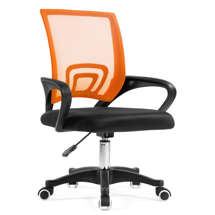 Офисное кресло Turin оранжево-черного цвета