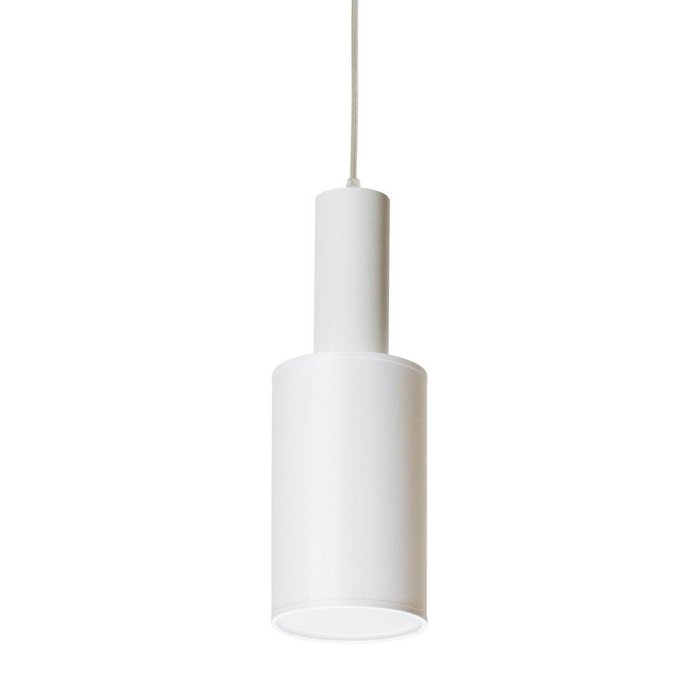 Подвесной светильник Roller с абажуром белого цвета 