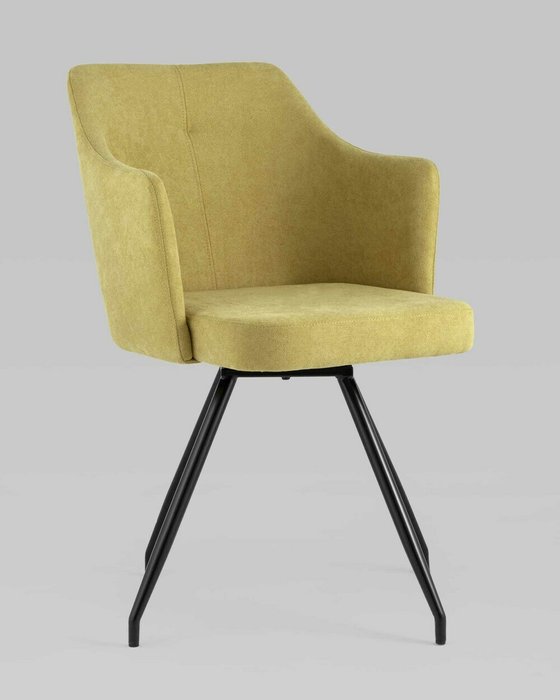 Стул Слинг вращающийся желтого цвета - купить Обеденные стулья по цене 7844.0