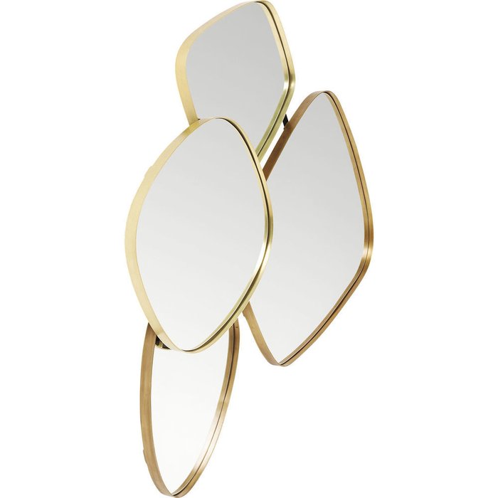Зеркало Shapes с золотой рамой - купить Настенные зеркала по цене 124400.0