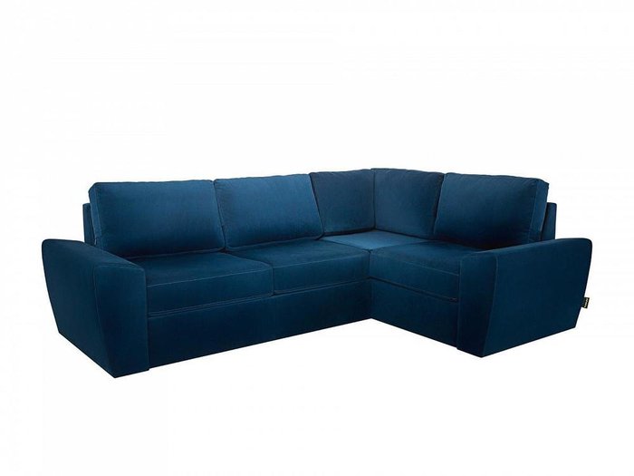 Угловой диван-кровать Peterhof темно-синего цвета - купить Угловые диваны по цене 199710.0
