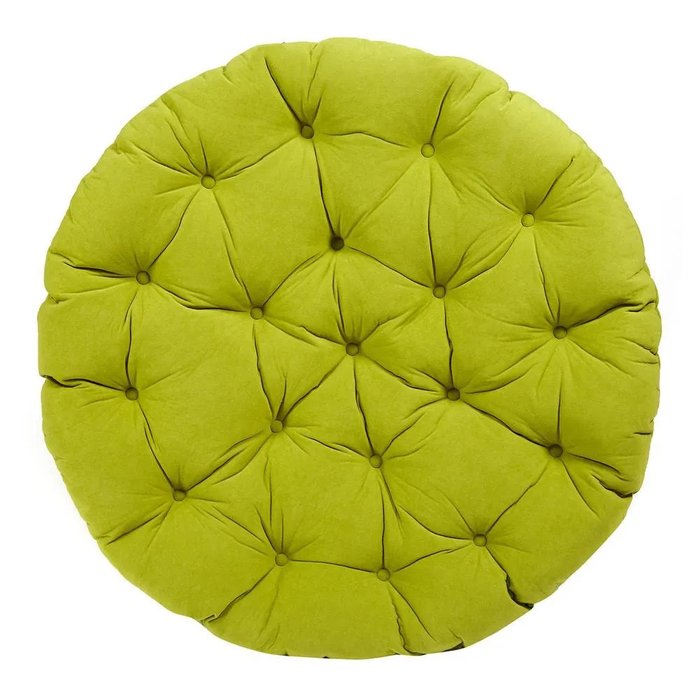 Подушка для кресла Папасан зеленого цвета 