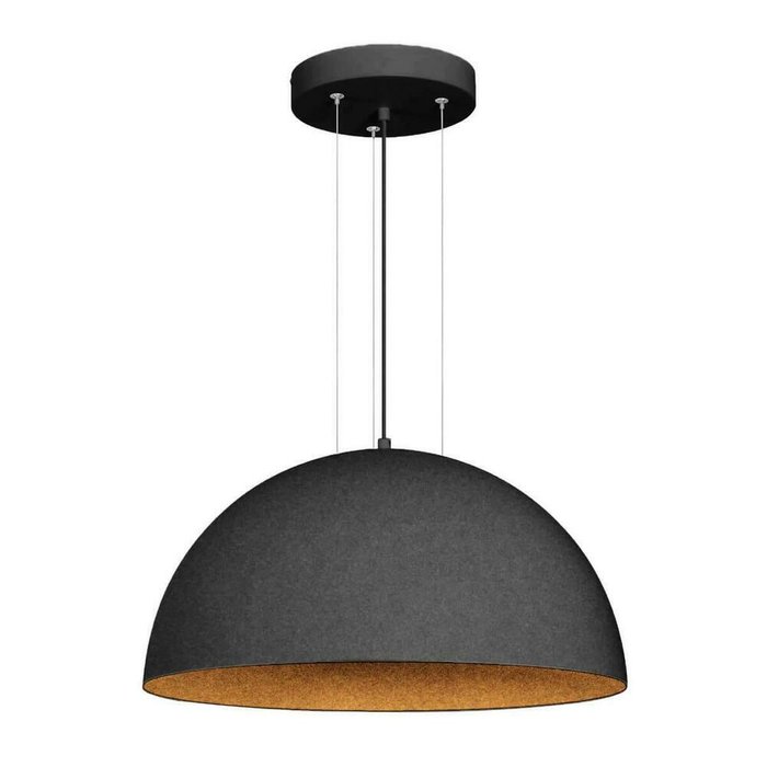 Подвесной светодиодный светильник Resto hang черного цвета