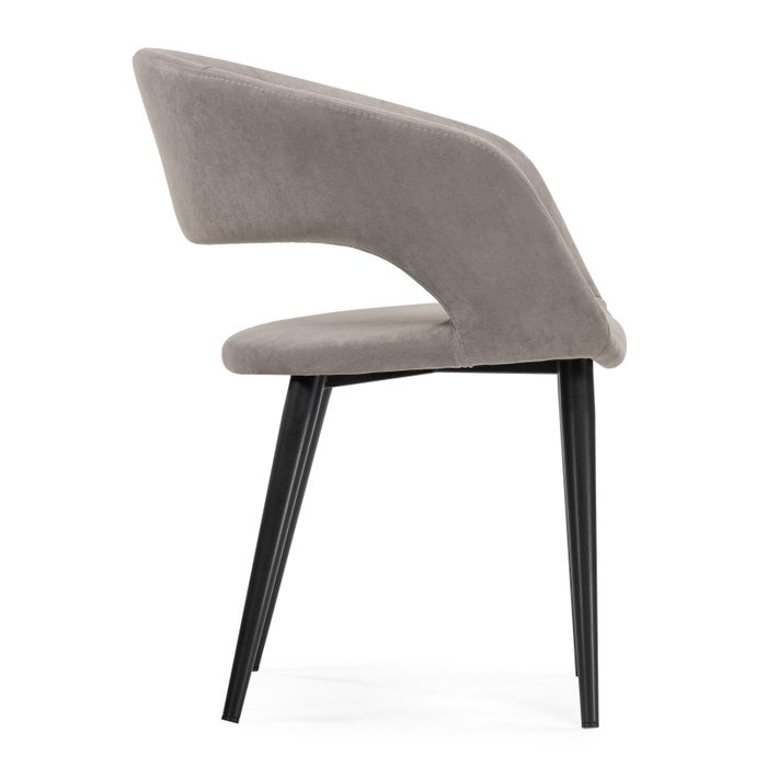 Стул с подлокотниками Торган серого цвета - лучшие Обеденные стулья в INMYROOM