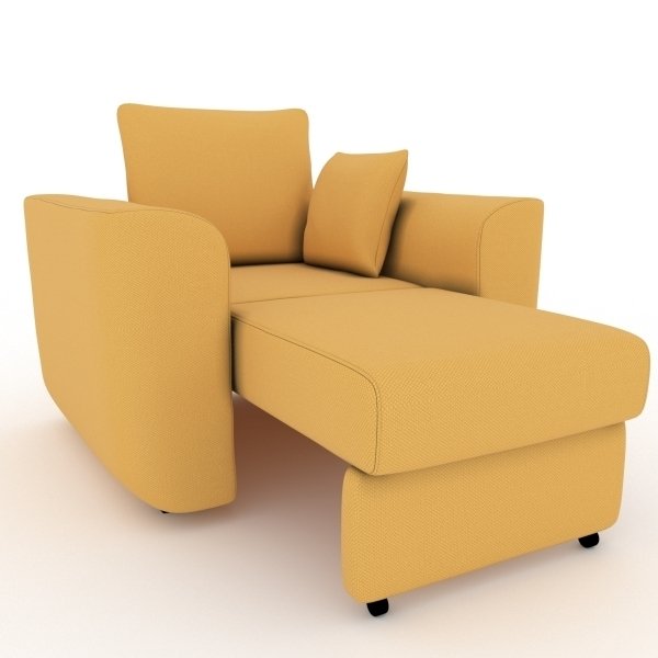 Кресло-кровать Stamford желтого цвета - купить Интерьерные кресла по цене 9700.0