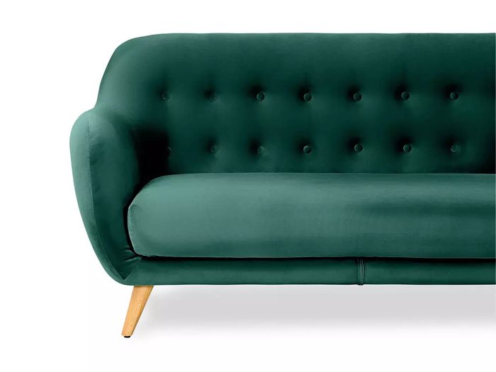 Диван Loa темно-зеленого цвета - лучшие Прямые диваны в INMYROOM