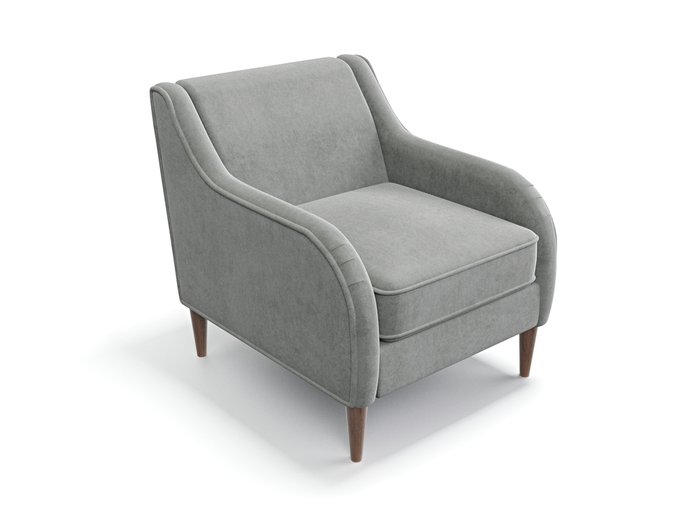 Кресло Вектор серого цвета - лучшие Интерьерные кресла в INMYROOM