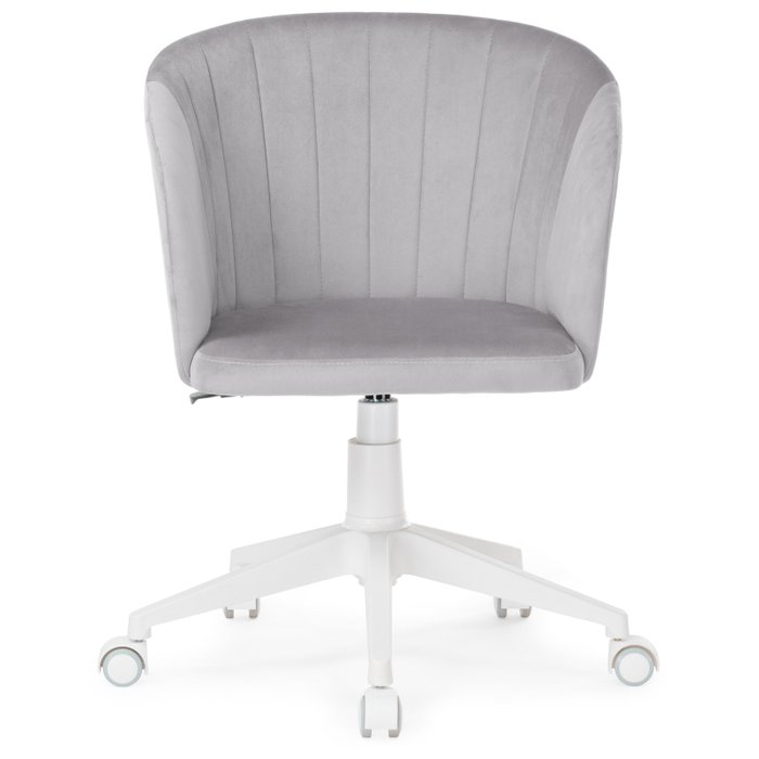 Стул офисный Тибо светло-серого цвета - купить Офисные кресла по цене 11590.0