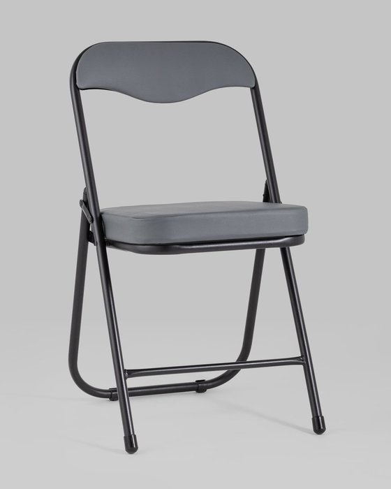 Стул складной Джон серого цвета  - купить Обеденные стулья по цене 3990.0