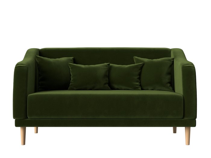 Прямой диван Киото зеленого цвета - купить Прямые диваны по цене 30999.0