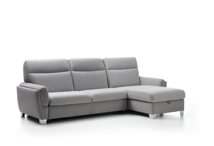 Угловой диван Stelo серого цвета - купить Угловые диваны по цене 315400.0