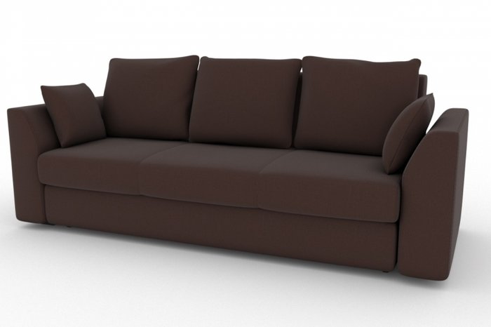 Прямой диван-кровать Belfest коричневого цвета