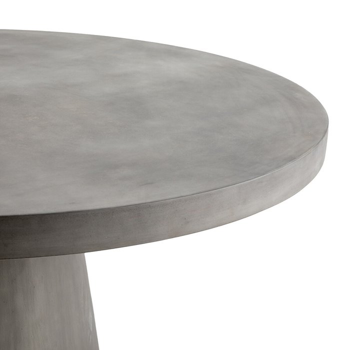 Стол садовый круглый Argine серого цвета - лучшие Садовые столы в INMYROOM
