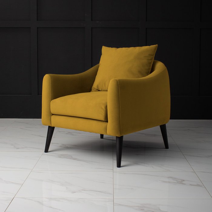 Кресло Modigliani горчичного цвета - лучшие Интерьерные кресла в INMYROOM