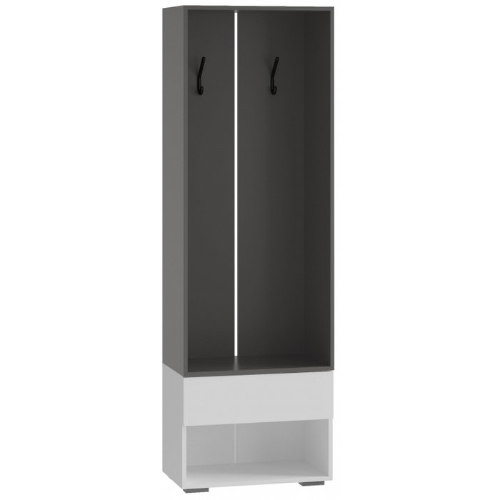 Прихожая Роут серо-белого цвета Прихожая Роут серо-белого цвета