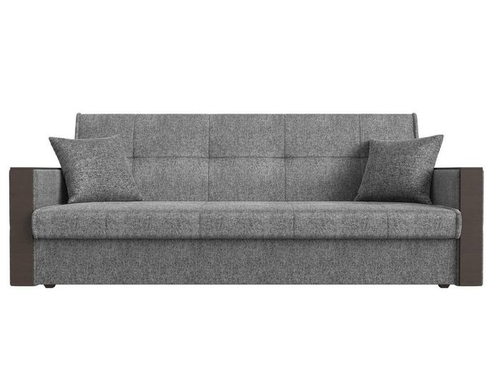 Прямой диван-книжка Валенсия серого цвета - купить Прямые диваны по цене 27999.0