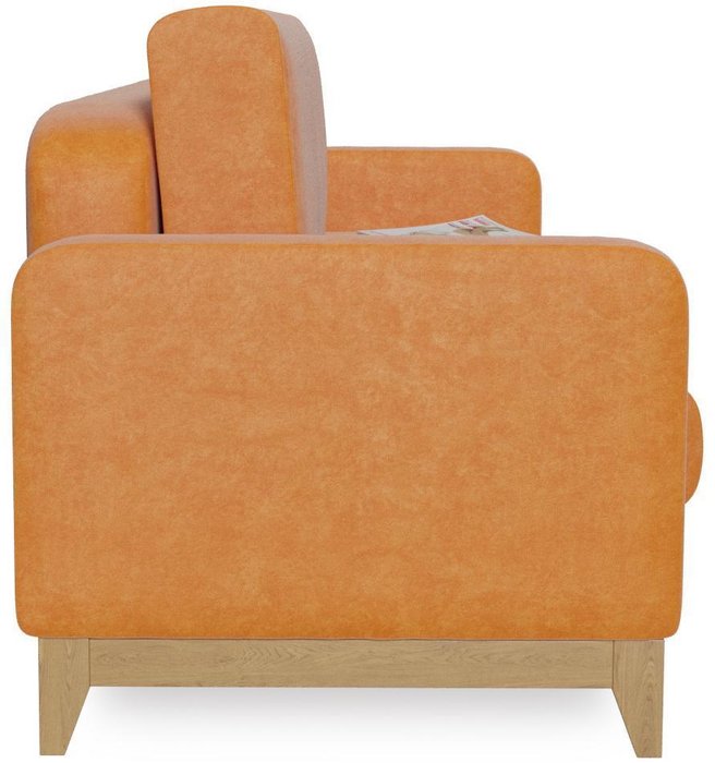 Диван-кровать Нордик оранжевого цвета - лучшие Прямые диваны в INMYROOM