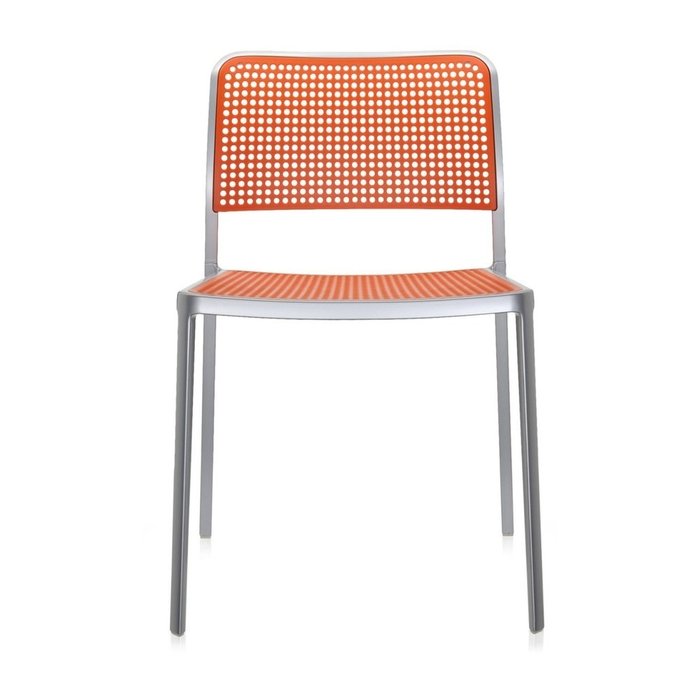 Стул Audrey оранжевого цвета - купить Обеденные стулья по цене 37080.0