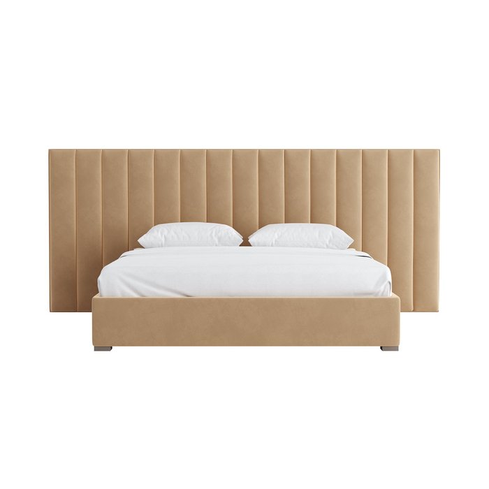 Кровать с подъемным механизмом Maxwell 160х200 бежевого цвета - купить Кровати для спальни по цене 64400.0