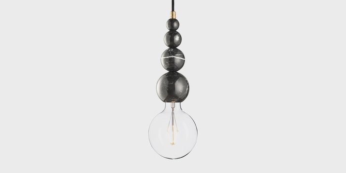 Подвесной светильник Marmor Slipp nero, Черный - купить Потолочные светильники по цене 33480.0