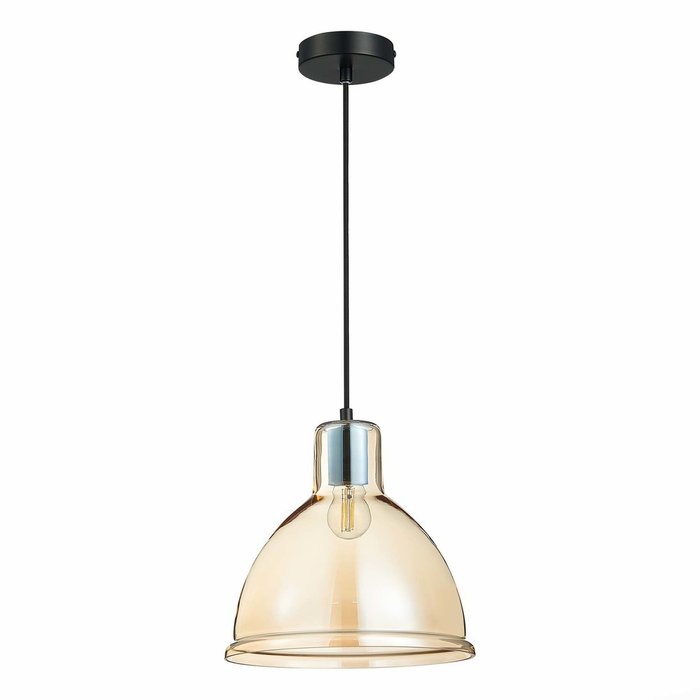 Подвесной светильник Bacchi янтарного цвета - купить Подвесные светильники по цене 4845.0