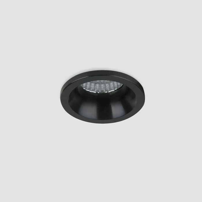 Встраиваемый точечный светодиодный светильник Mosy черного цвета - купить Встраиваемые споты по цене 505.0